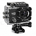 HD 1080P 2.0" Screen Waterproof Sport CCD 12MP Wide Angle Camera - Black