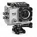 HD 1080P 2.0" Screen Waterproof Sport CCD 12MP Wide Angle Camera - White + Black