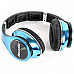 Bluedio R+ (Legend Version) Bluetooth 4.0 Hi-Fi Headphone w/ 8-CH, 8 Driver, NFC, TF - Blue