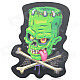 3D Creative Skull Patterned Car Decoration Sticker - Green