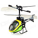 Silverlit ABS 3-CH 27MHz Indoor R/C Helicopter w/ Gyroscope - Black + Yellow + Multi-Color (4 x AA)