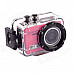 PANNOVO M300 5.0MP HD Sports Camera w/ 0.4" LCD, Wi-Fi, TF, USB - Pink