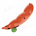 Pea Shape Zinc Alloy Oil Lighter - Orange + Green