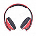 QY-990 Stylish Super Bass Headphones for Samsung / IPHONE - Red (120cm-Cable / 3.5mm Plug)