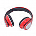 QY-990 Stylish Super Bass Headphones for Samsung / IPHONE - Red (120cm-Cable / 3.5mm Plug)