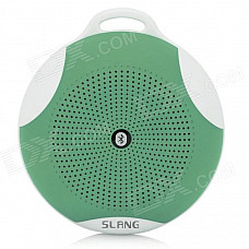 SLANG Round 3W Bluetooth V3.0 Multifunctional Speaker w/ Microphone, TF - Army Green