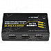 CHEERLINK 1080P PIP 4K x 2K HDMI 1.4b Switcher w/ IR Remote Control - Black (3-In / 1-Out)