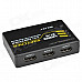 CHEERLINK 1080P PIP 4K x 2K HDMI 1.4b Switcher w/ IR Remote Control - Black (3-In / 1-Out)