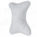 Carking CS-17 Neck Bone Pillow Cushion Neck-Protection Car Headrest Pillow - Grey + White (2 PCS)