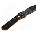 William Universal Canvas Guitar Strap - Black + Orange