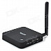 Q8 RK3288 Quad-Core Android 4.4 Google TV Player w/ 2GB RAM, 8GB ROM, Antenna, US Plug - Black