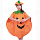 Halloween Costumes Pumpkin Shape Children's Festival Costumes - Orange + Green + Black