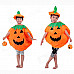 Halloween Costumes Pumpkin Shape Children's Festival Costumes - Orange + Green + Black