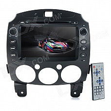 KLYDE KD-8002 8" Android 4.2.2 Dual-Core Car DVD Player w/ GPS Navigator / WiFi for Mazda - Black