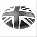 Carking D1409118 UK Flag Pattern ABS UV Protected Car Door Mirror Stickers - Grey + Black (2 PCS)