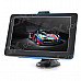 6.9" Capacitive Screen Win CE 6.0 Car GPS Navigator w/ Multinational Map - Black