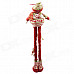 NEJE ST0006-1 Christmas Stretch Santa Claus Gift Snowman Doll - Red + Multi-Color