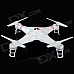 JJRC X46V 2.4GHz 4.5-CH IR Outdoor R/C Helicopter Quadcopter w/ Gyro / 300KP Camera - White + Red