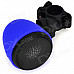 Cycling Waterproof Wireless Bluetooth V3.0 + EDR Stereo Speaker w/ Microphone - Blue + Black