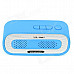 SLANG Q3 3W Bluetooth V3.0 Multifunctional Speaker w/ FM / Micro USB / TF / USB / 3.5mm - Light Blue