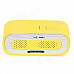 SLANG Q3 3W Bluetooth V3.0 Multifunctional Speaker w/ FM / Micro USB / TF / USB / 3.5mm - Yellow