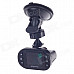 XINGTIANXIA HD-186 1.5" LTPS 5.0MP Car Vehicle DVR Camcorder w/ 4-IR LED / G-sensor - Black