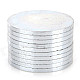 SZGAOY 14081903 N38 NdFeB Round Magnets - Silver (10 PCS)