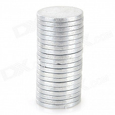 SZGAOY 14081907 N38 NdFeB Round Magnets - Silver (20 PCS)