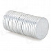 SZGAOY 14081907 N38 NdFeB Round Magnets - Silver (20 PCS)