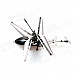 3-CH Handle Sensing Remote Control Aircraft w/ Gyro - Silvery White + Black (5 x AA)