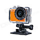 TS601W Waterproof FHD 1080P 1.5" LCD 1.2MP CMOS Wi-Fi DV Sports Camera for Phone / Tablet - Orange