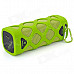 VINA Portable Outdoor Wireless Bluetooth v4.0 NFC Mini Speaker for IPHONE / Tablet - Grass Green