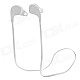 Cannice Muses1 Sports Wireless Bluetooth V4.0 Neckband In-Ear Earphone w/ Microphone - White