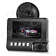 E1000 Multifunctional 2.5" TFT CMOS 180' Wide-Angle Night Vision HD Rotary Car DVR Camcorder - Black