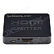 CHEERLINK Full 3D Mini HDMI 1.4a Splitter - Black (1-In / 2-Out)