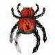 Halloween Paper Spider Ceiling / Wall Hanging Decoration - Orange + Black