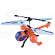 M39 Rechargeable 3.5-CH R/C Helicopter w/ Gyroscope / Remote Controller - Orange + Blue