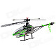 MJX F45 70cm 2.4G 4-CH Single Blade R/C Helicopter - Green + Silver