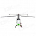 MJX F45 70cm 2.4G 4-CH Single Blade R/C Helicopter - Green + Silver