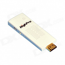 HighPro HDMI Wireless Wi-Fi Display TV Dongle Airplay Miracast Receiver - White