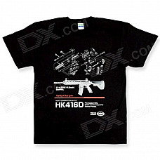 Genuine Tokyo Marui A type T-shirt (Black) Great Quality - XL size