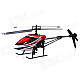 MJX F49 2.4G 4-CH Single-Blade R/C Helicopter Toy w/ Videography Function - Red + White + Black