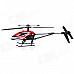 MJX F49 2.4G 4-CH Single-Blade R/C Helicopter Toy w/ Videography Function - Red + White + Black