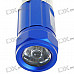 Car Cigarette Lighter Socket Rechargeable 0.5W 30-Lumen Mini LED Flashlight - Blue (DC 12V)