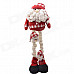 NEJE ST0006-5 Christmas Stretch Santa Claus Doll Gift - Red + White + Black