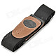 FENDER Cotton + Leather Guitar Strap (Black)