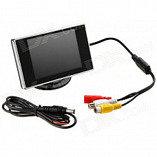 Jtron 3.0" LCD Color Screen Car Rearview Monitor Displayer - Black