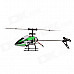 Hisky HCP100 2.4GHz 6-CH 3-Axis Gyro Flybarless R/C Helicopter - Green + White