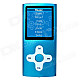 HOTT MU820 1.8" Sporting MP3 MP4 Player w / FM / Recorder - Blue (4GB)