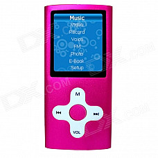 HOTT MU820 1.8" Sporting MP3 MP4 Player w / FM / Recorder - Red (4GB)